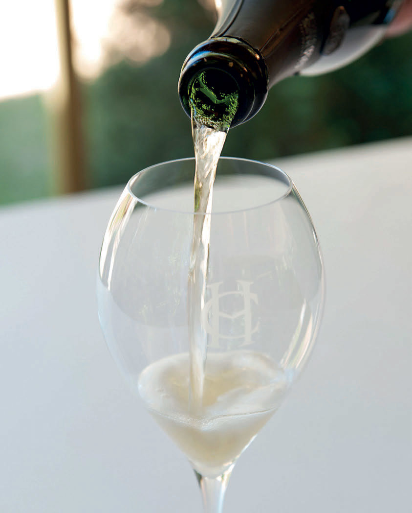 Champagne, historisk håndverk i glasset